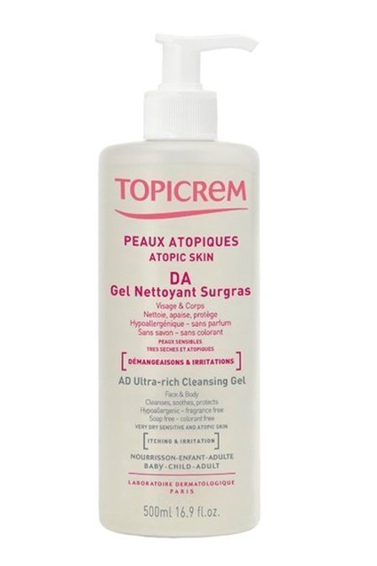 Topicrem AD Ultra Rich Cleansing Jel Face & Body 500 ml.