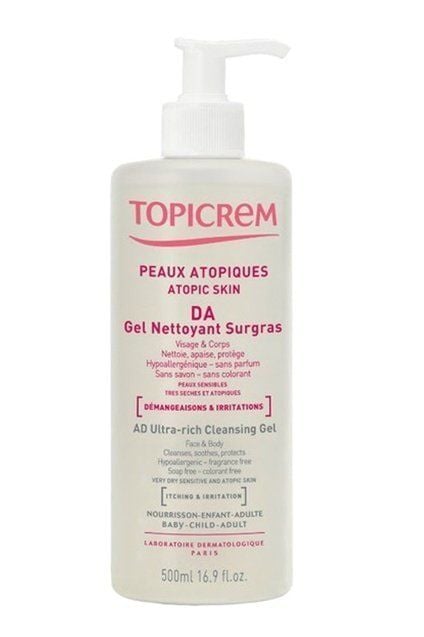 Topicrem AD Ultra Rich Cleansing Jel Face & Body 500 ml.
