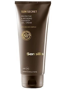 Sensilis Sun Secret Protective & Anti Aging Sun Body Gel Cream Spf50+ 200 ml.