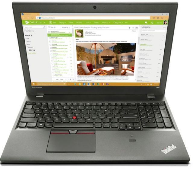20FH0033TX ThinkPad T560 i7-6600U, 8GB, 256GB SSD, OB, 15.6''FHD Windows 10 Pro