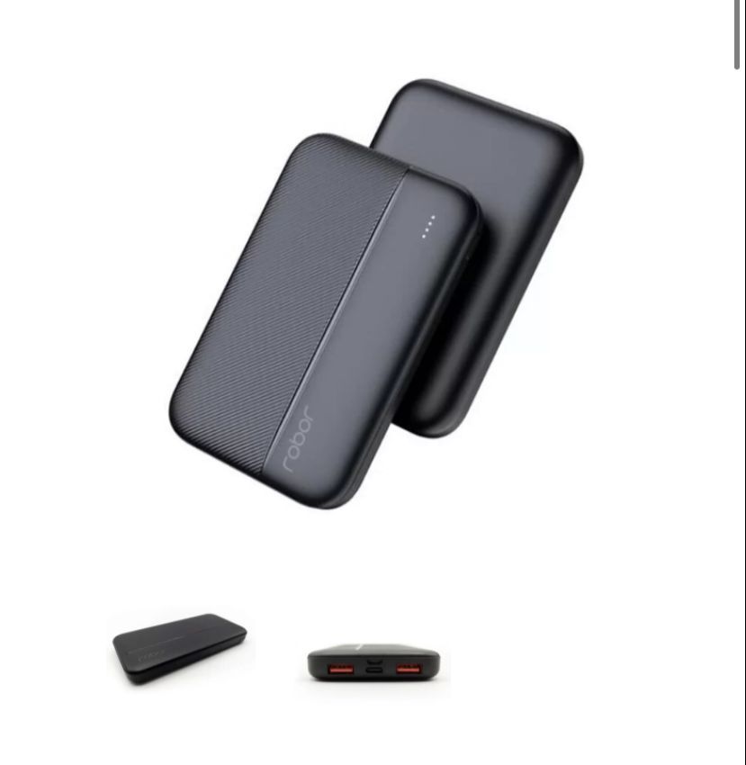 Robor 10.000mAh Powerbank SİYAH - 10000 mAh