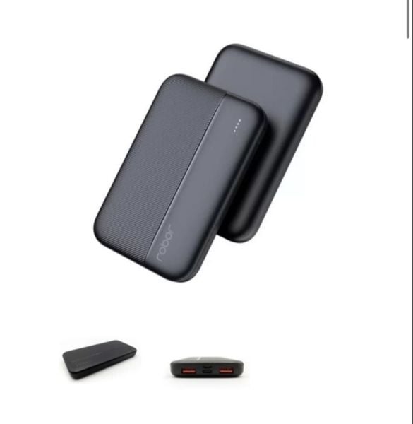 Robor 10.000mAh Powerbank SİYAH - 10000 mAh