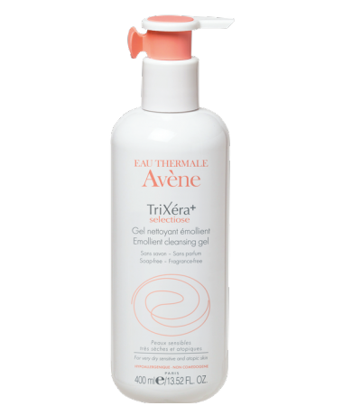 Avene TriXera Selectiose Gel Nettoyant Emollient 400 ml.