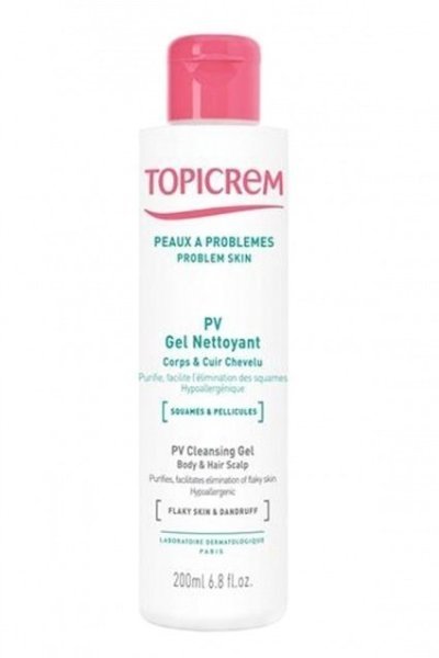 Topicrem PV Cleansing Gel Body & Hair Scalp 200 ml.