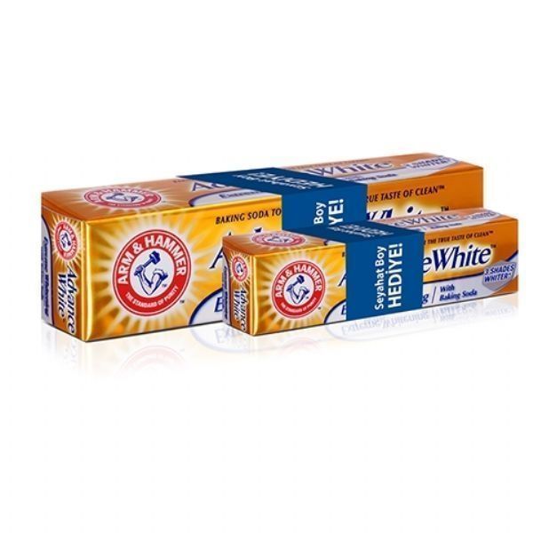 Arm and Hammer 3 Ton Beyazlatıcı Diş Macunu + Seyahat Boyu