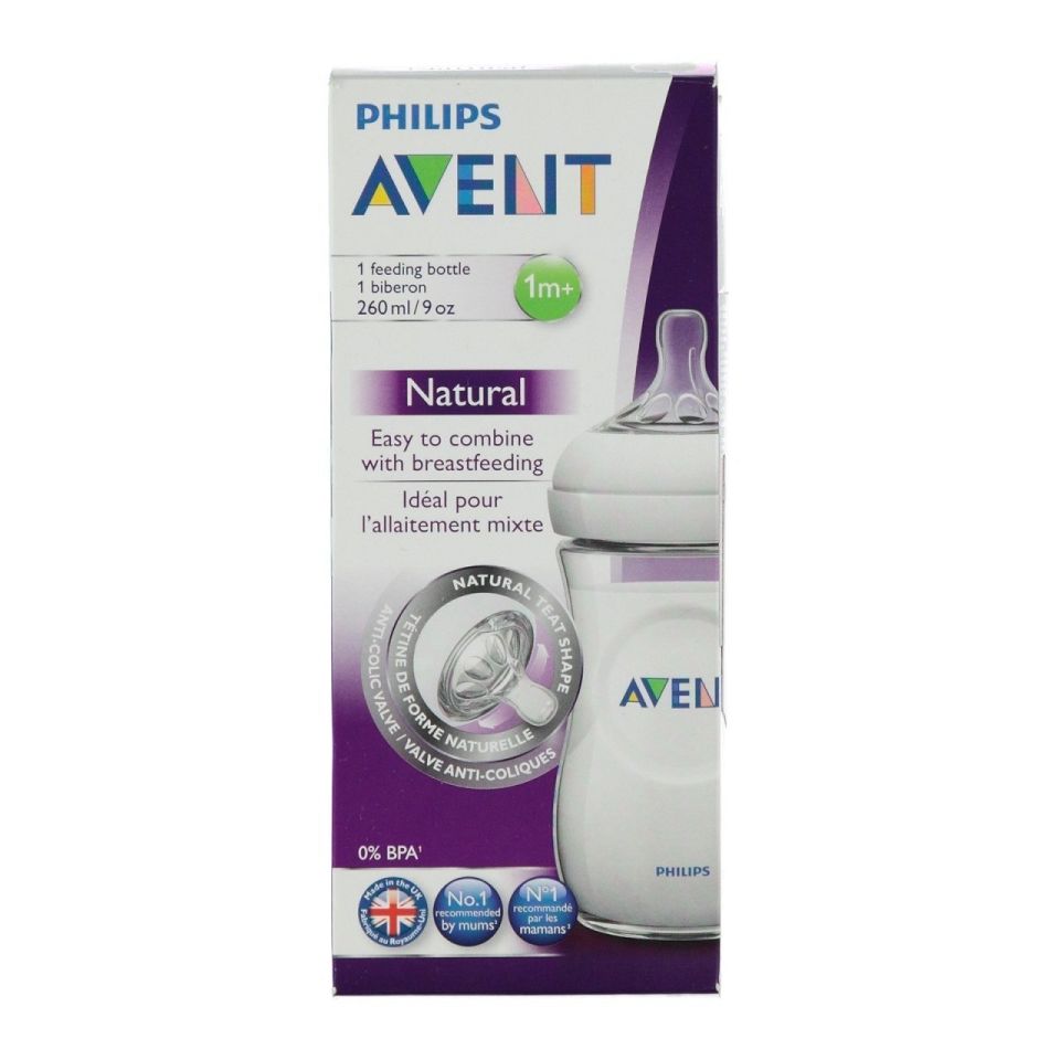 Philips Avent Natural PP Biberon 260 ml.