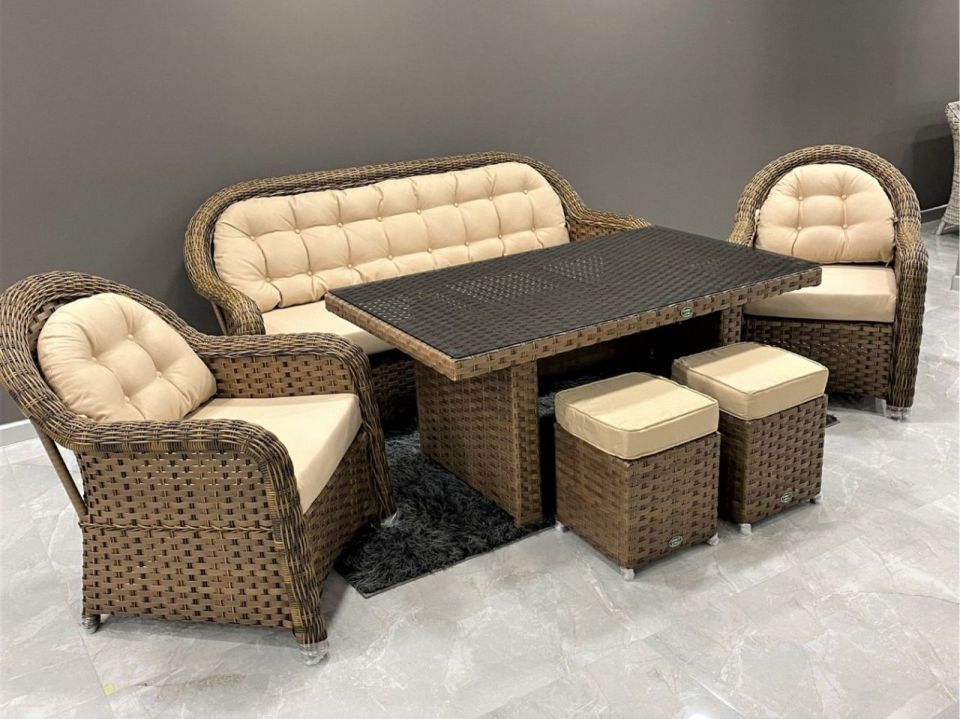 Lion 1005 Rattan Oturma Grubu