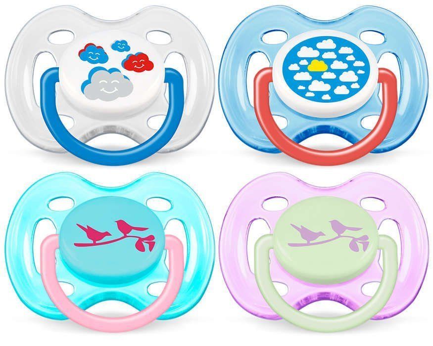 Philips Avent Desenli Yalancı Emzik 0-6 Ay 2li
