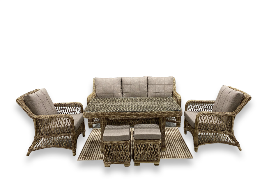 Rio Kahve Rattan Oturma Grubu