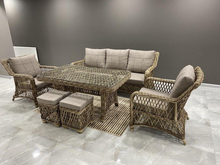 Rio Kahve Rattan Oturma Grubu