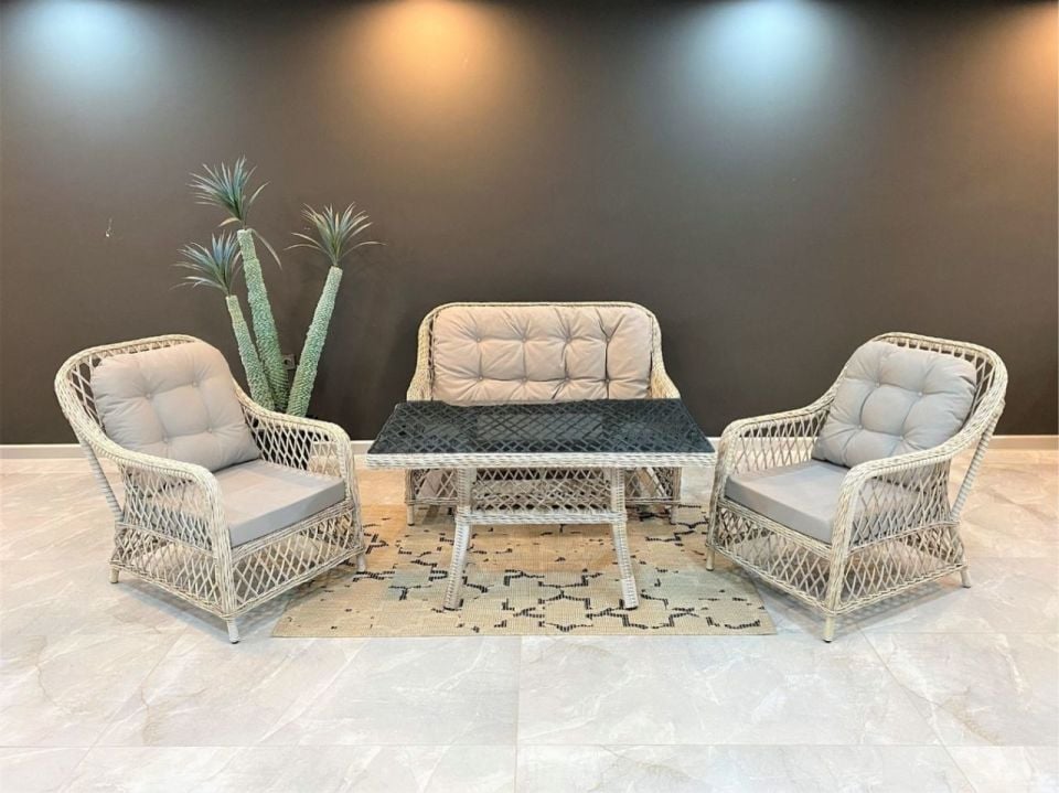 Jade 111 İkili Rattan Oturma Grubu