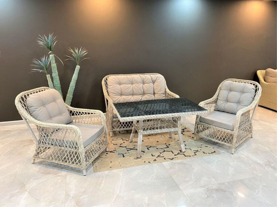 Jade 111 İkili Rattan Oturma Grubu