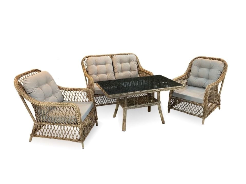 Jade 606 İkili Rattan Oturma Grubu