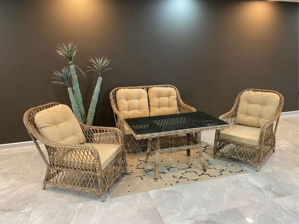 Jade 606 İkili Rattan Oturma Grubu