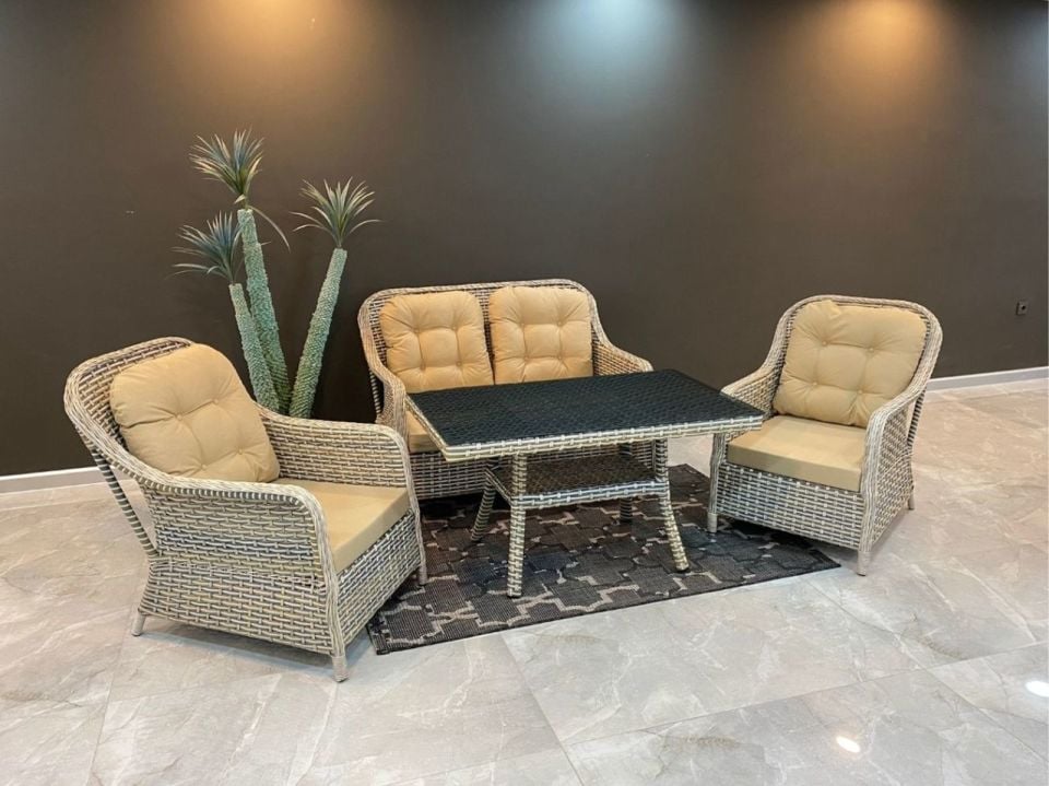 Paris 316 İkili Rattan Oturma Grubu