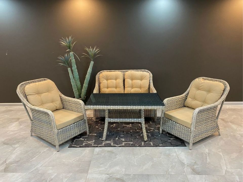 Paris 316 İkili Rattan Oturma Grubu