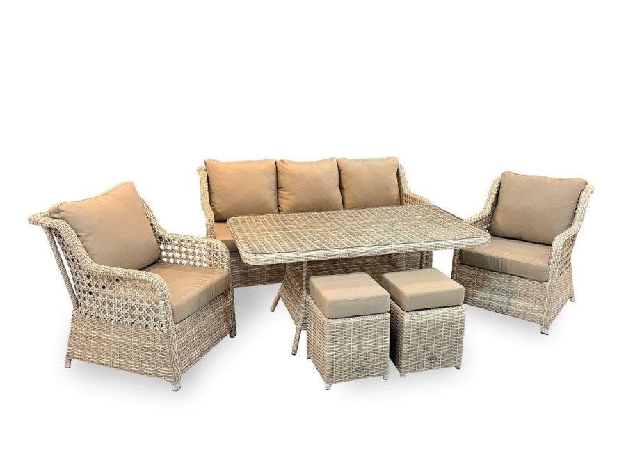 Nova Rattan Oturma Grubu GRİ