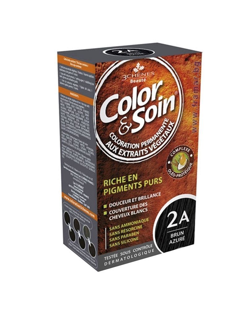 Color Soin 2A Brun Azure Black Işıltılı Gök Siyah