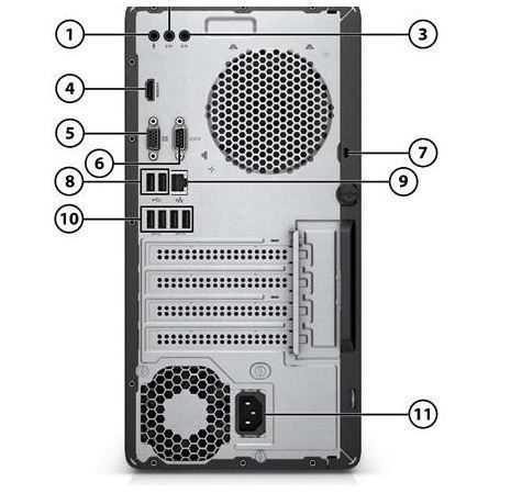4CZ68EA 285 G3 MT AMD Ryzen3- Pro 2200G 4GB 1TB Free DOS PC
