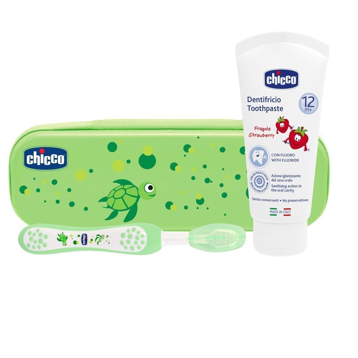Chicco Diş Bakım Seti Yeşil 12 Ay+