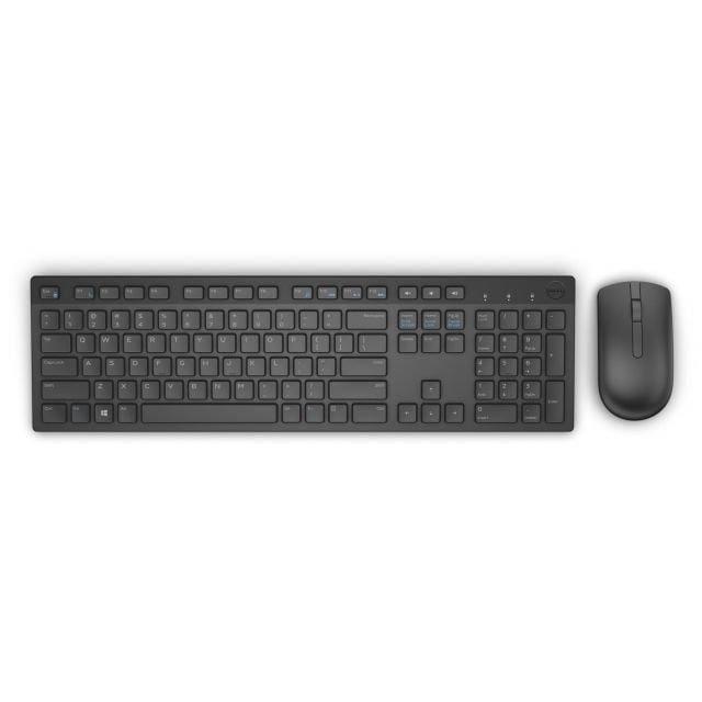 580-ADGJ Wireless Keyboard and Mouse-KM636 - Turkish (QWERTY) - Black