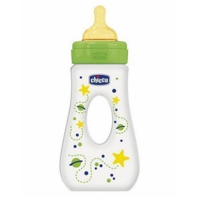 Chicco Kauçuk Seyahat Biberonu Yeşil 4 Ay+ 240 ml.