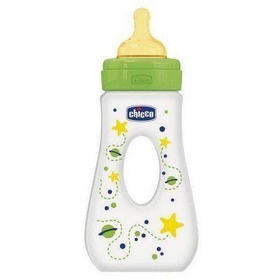 Chicco Kauçuk Seyahat Biberonu Yeşil 4 Ay+ 240 ml.