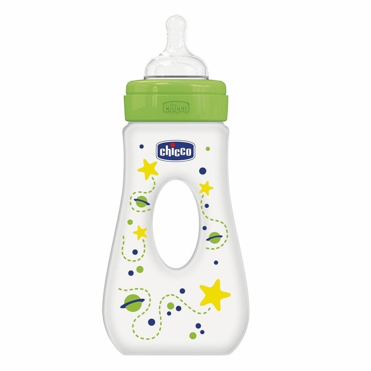 Chicco Plastik Seyahat Biberonu Hızlı Akış 4 Ay+ 240 ml.