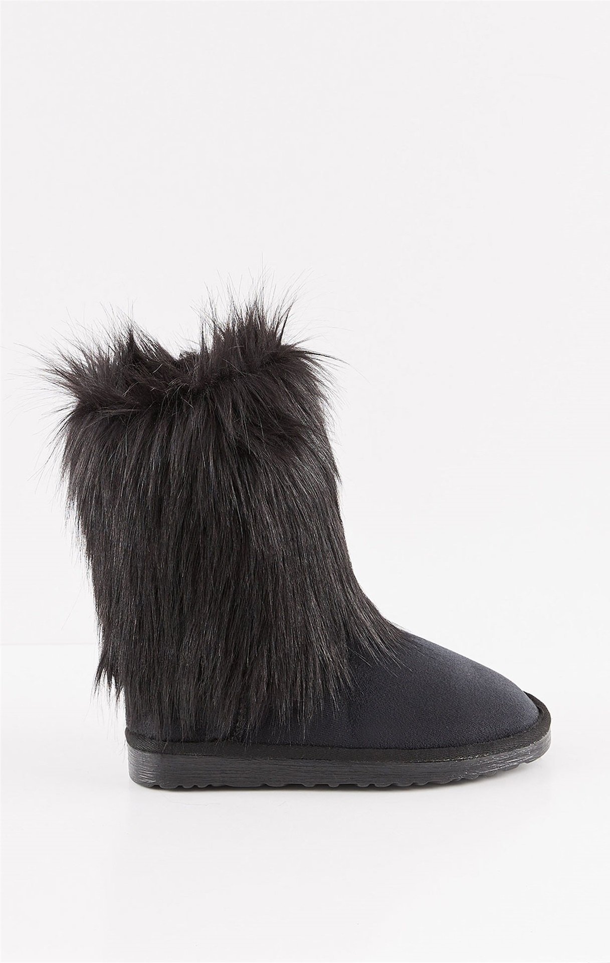 Sonbahar Tüylü Bot 40 - Siyah