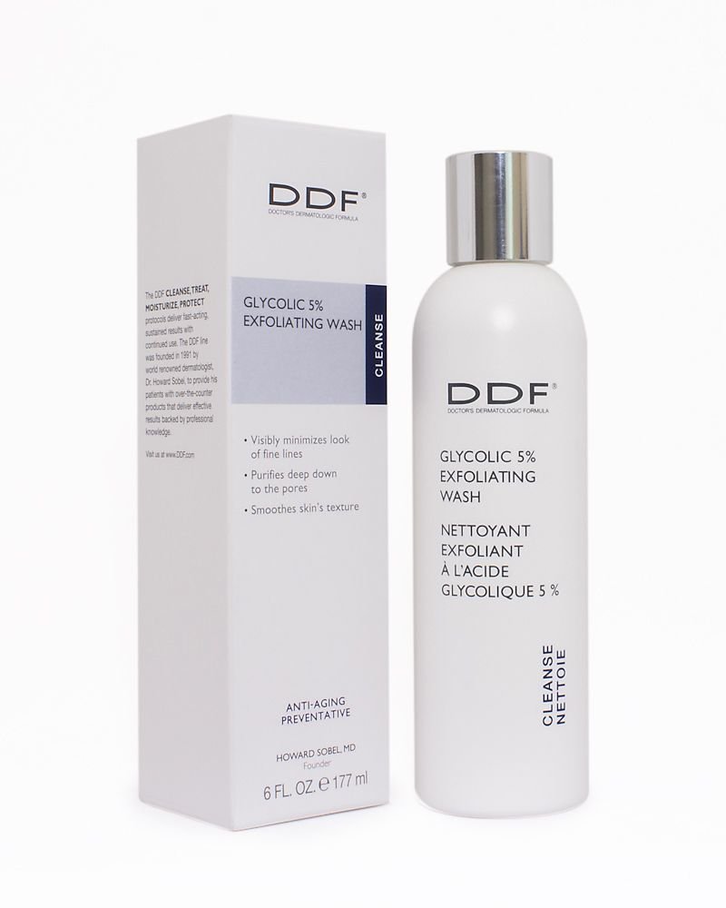 DDF Glycolic %5 Exfoliating Wash 177 ml.