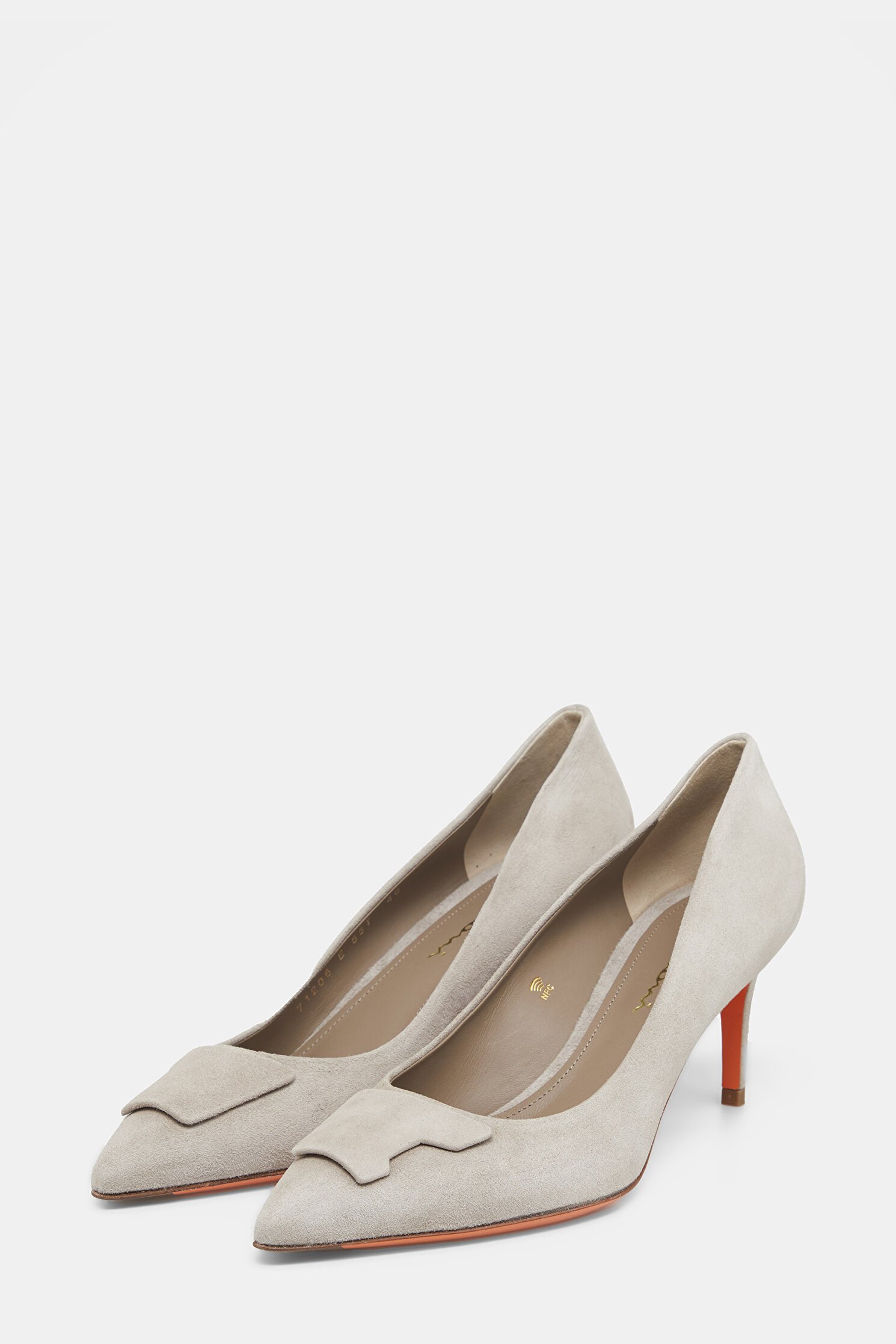 SÜET TOPUKLU AYAKKABI 36 - Gri