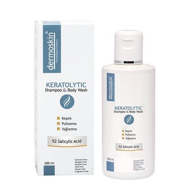 Dermoskin Keratolytic Shampoo & Body Wash 200 ml.