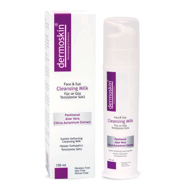 Dermoskin Cleansing Milk Face & Eye 150 ml.