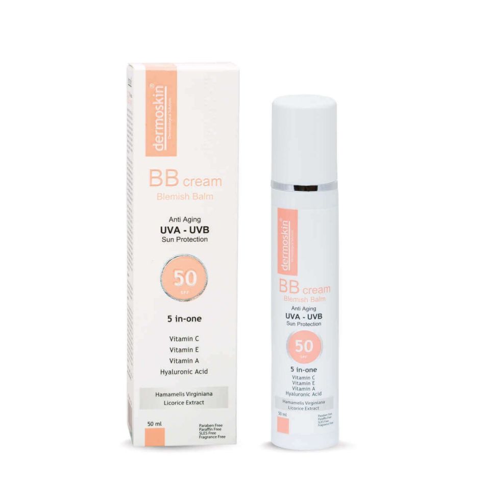 Dermoskin BB Cream 5'i Bir Arada Spf50 50 ml.