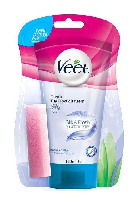 Veet Hassas Ciltler İçin Duşta Tüy Dökücü Krem 150 ml.