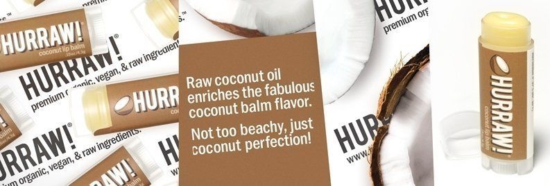 Hurraw Lip Balm Coconut Dudak Balmı Hindistan Cevizi 4.3 gr.