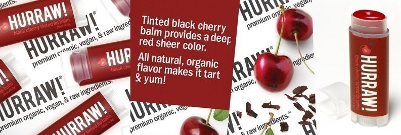 Hurraw Lip Balm Black Cherry Dudak Balmı Vişne 43. gr.