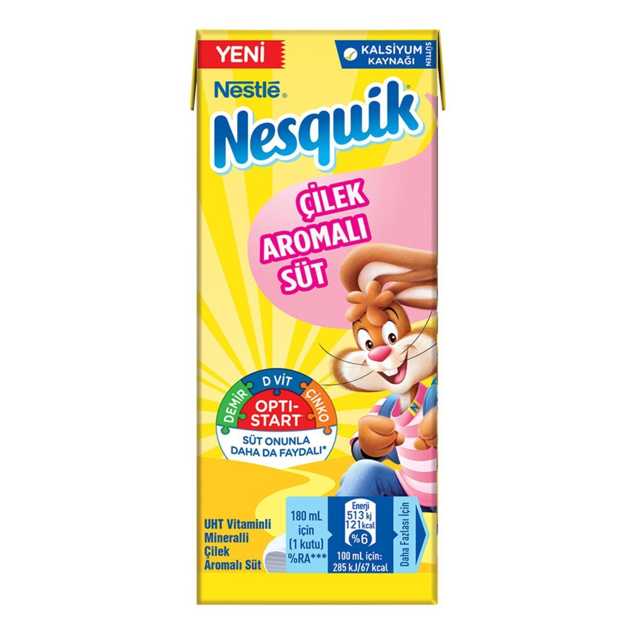 NESTLE NESQUIK SÜT ÇİLEK 180 ML