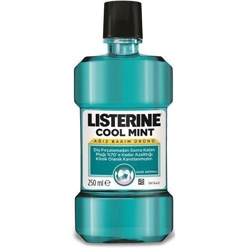 Listerine Mouthwash Coolmint Nane Gargara 250ml.