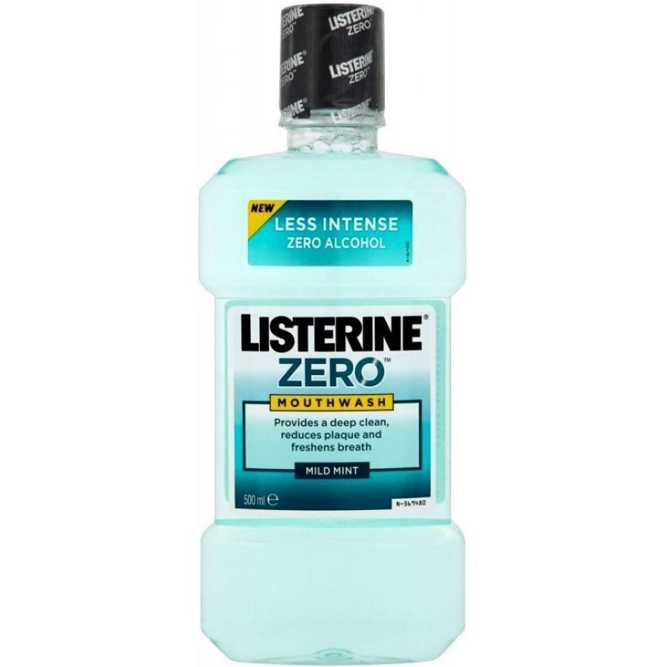 Listerine Hafif Nane Sıfır Alkol Ağız Gargarası - Zero