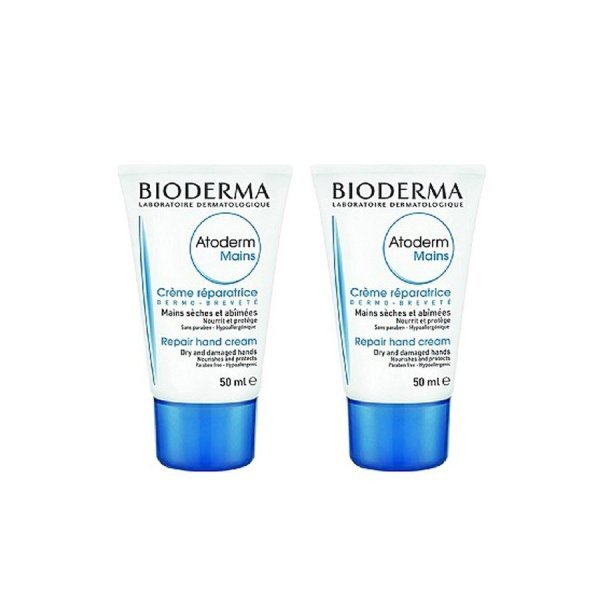 Bioderma Atoderm Hand Cream 50 ml. 2li - Besleyici ve Onarmaya Yardımcı El Kremi