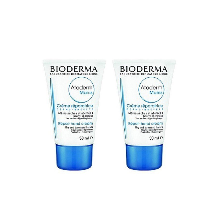 Bioderma Atoderm Hand Cream 50 ml. 2li - Besleyici ve Onarmaya Yardımcı El Kremi