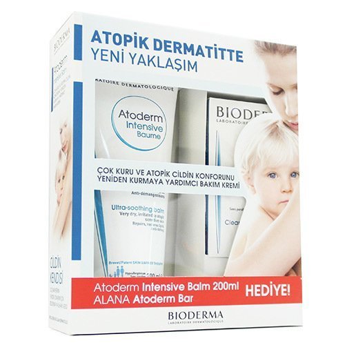 Bioderma Atoderm Intensive Balm 200 ml. + Atoderm Bar HEDİYE