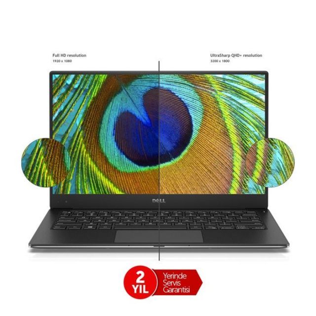 9360-QT55WP165N XPS13(9360),i7-8550U,16GB,512GB SSD,13.3''QHD,Win 10 Pro Notebook