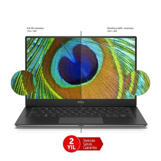 9360-QT55WP165N XPS13(9360),i7-8550U,16GB,512GB SSD,13.3''QHD,Win 10 Pro Notebook