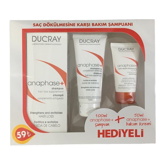 Ducray Anaphase+ Shampoo and Conditioner Kofre