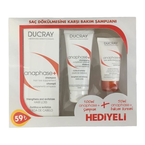 Ducray Anaphase+ Shampoo and Conditioner Kofre